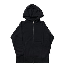 Unisex Double Zipup Hoodie / Black