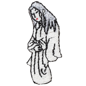 Embroidery patch "Yuki-onna the snow woman"