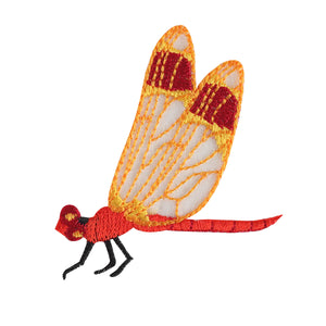 Embroidery patch / Insects "Banded darter dragonfly"
