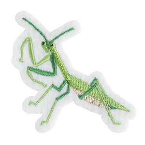 Embroidery patch / Insects "Green Mantis"