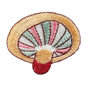Embroidery patch ''Hatsutake Mushroom"