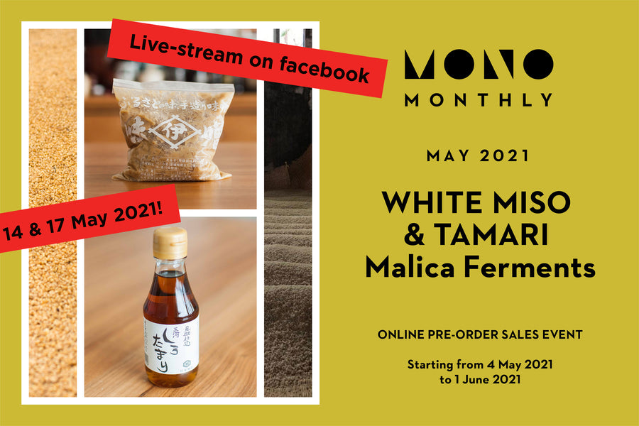 Live stream of WHITE MISO & TAMARI by Malica Ferments
