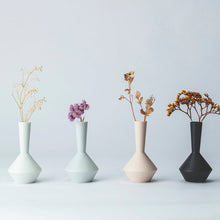 Frustum Single Flower Vase - Grey / Yamatsu