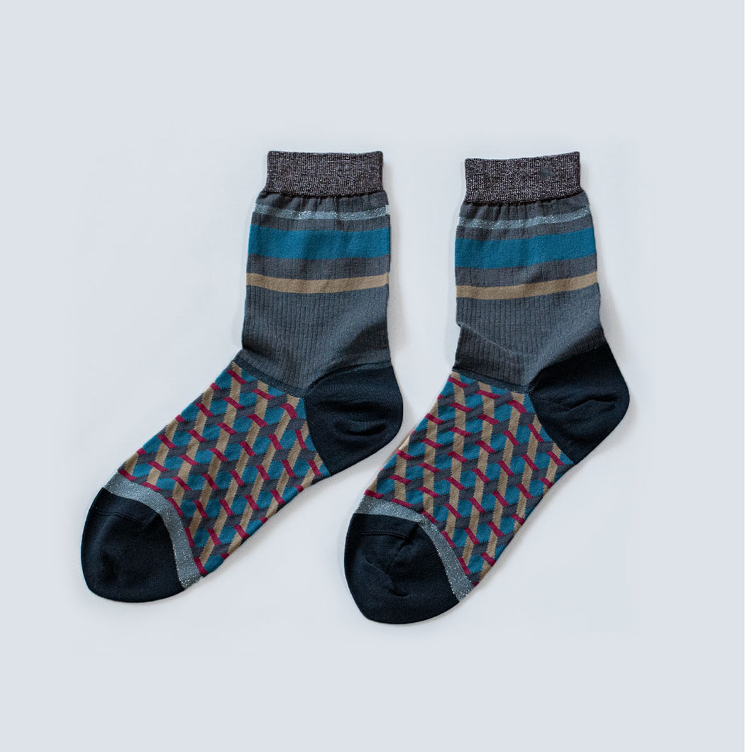 Design Crew Socks “Cross Rib” / EU 36-40