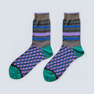 Design Crew Socks “Cross Border” / EU 42~44