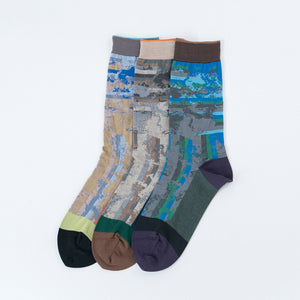 Design Crew Socks "stone water" / EU 42-44