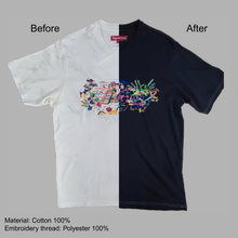 REWEAR BLACK T-shirt
