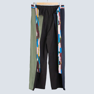 2Way Knot Cotton Pants - Navy