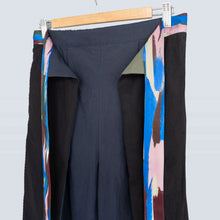 2Way Knot Cotton Pants - Navy