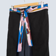 2Way Knot Cotton Pants - Navy
