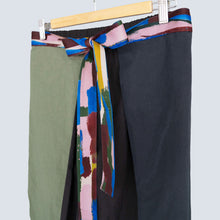 2Way Knot Cotton Pants - Navy