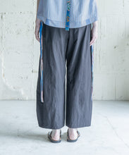 2Way Knot Cotton Pants - Navy