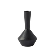 Frustum Single Flower Vase - Black / Yamatsu