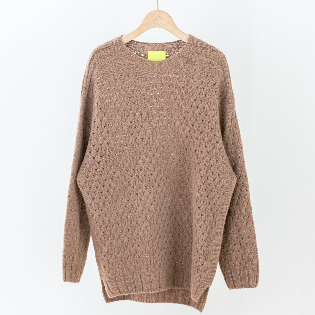 Alpaca Mesh Sweater
