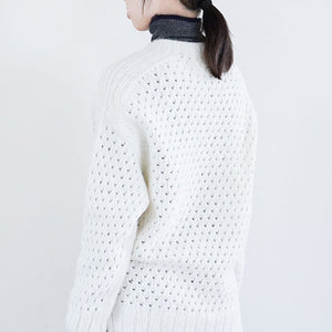 Alpaca Mesh Sweater