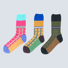 Design Crew Socks "BLOCK FLAG" / EU 36~40