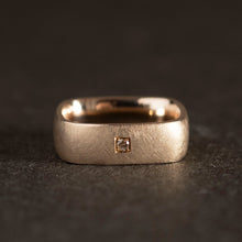 C-246 Syami ring 18K + light brown diamond