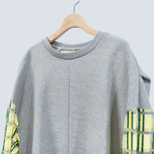 Sheer Pullover "COMPOSITE" - Light Gray