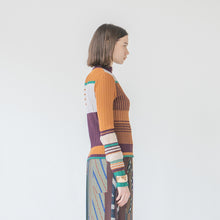 Rib Knit Tops "CONCORD" - Orange