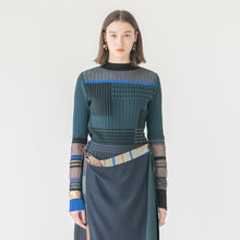 Rib Knit Tops "CONCORD" - Dark Green