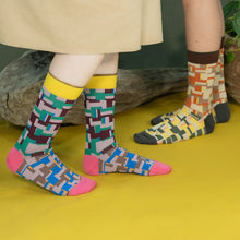 Design Crew Socks “Sunset pixel” / EU 36-40