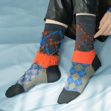 Design Crew Socks "Kitsune Argyle" / EU 36~40