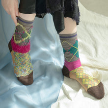Design Crew Socks "Kitsune Argyle" / EU 36~40