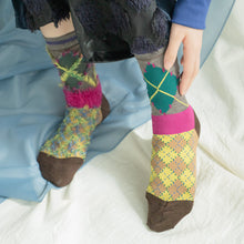 Design Crew Socks "Kitsune Argyle" / EU 36~40