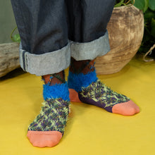 Reversible Crew Socks "Kitsune argyle" / EU 42-44