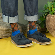 Reversible Crew Socks "Kitsune argyle" / EU 42-44