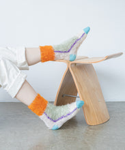 HAPPY PENGUIN reversible fur socks / EU 36~40