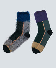 HAPPY PENGUIN reversible fur socks / EU 36~40