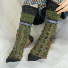 Design Crew Socks "BLOCK FLAG" / EU 42~44