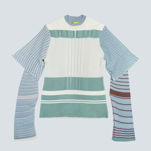 Rib Knit Tops "FUSION"