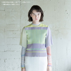 Rib Knit Tops "FUSION"