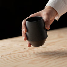 Frustum Yunomi Teacup - Black / Yamatsu