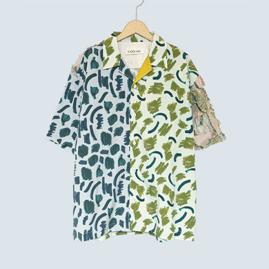 Short Sleeve Open Collar Shirt 