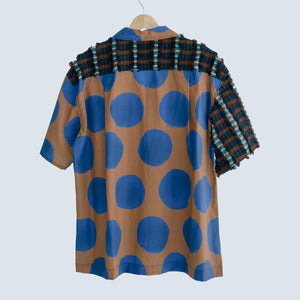 Short Sleeve Open Collar Shirt "HALF TRIBAL"