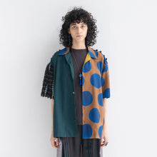 Short Sleeve Open Collar Shirt "HALF TRIBAL"