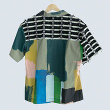 Short Sleeve Open Collar Shirt "HALF TRIBAL"