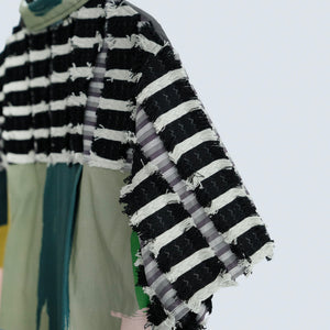 Short Sleeve Open Collar Shirt "HALF TRIBAL"