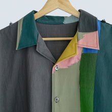 Short Sleeve Open Collar Shirt "HALF TRIBAL"