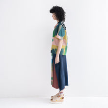 Short Sleeve Open Collar Shirt "HALF TRIBAL"