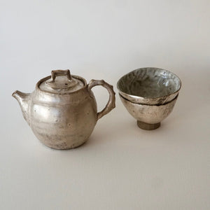 Kigata Chacho Silver L Set (Teapot with two cups)