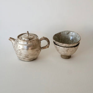 Kigata Chacho Silver M Set (Teapot with two cups)