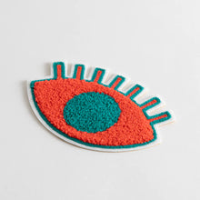 Chenille Patch / One-eyed ghost (Pink)