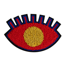 Chenille Patch / One-eyed ghost (Red)