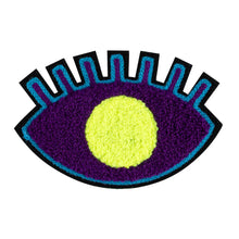 Chenille Patch / One-eyed ghost (Purple)