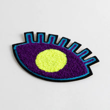 Chenille Patch / One-eyed ghost (Purple)