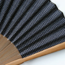 Fan - small cross  kasuri ikat